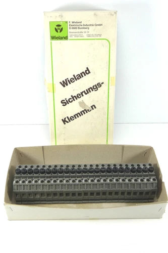 23 St¨¹ck WIELAND WK 10/Si U 5x20 Sicherungsklemme 57.910.5053.0 NEU in OVP