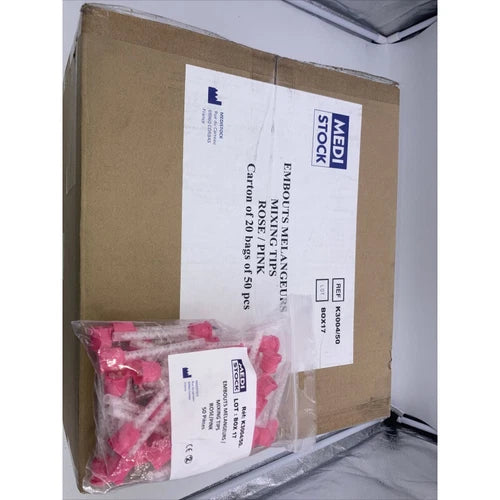 Endst¨¹cke Mischer Rosa Medi Lager k3004/50 Karton Von 20 Beutel Von 50 Teile