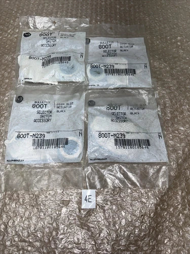 (4) SEALED NEW ALLEN BRADLEY 800T-N239 COIN SLOT ACTUATOR