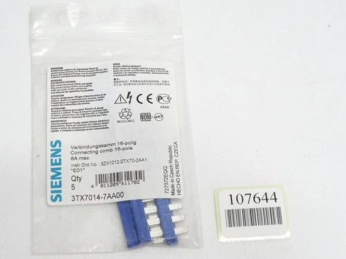 Siemens Verbindungskamm 16-polig 3TX7014-7AA00 / Neu OVP