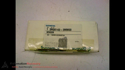 SIEMENS 3RG6143-3MM00 SONAR SENSOR SONAR SENSOR 20-30VDC, NEW #162320