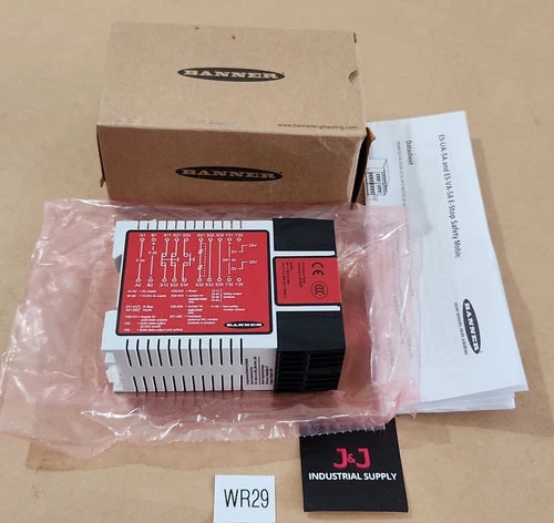 *BRAND NEW* Banner Engineering ES-UA-5A Safety Relay Module 66091 + Warranty!