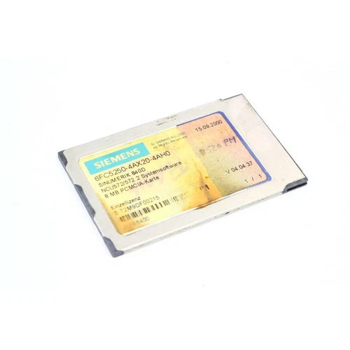 Siemens 6FC52504BX204AH0 6FC5250-4BX20-4AH0 Sinumerik 840D 8MB (B458)