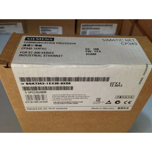 SIEMENS 6GK7343-1EX30-0XE0 PLC 6GK73431EX300XE0 New In Box Expedited Shipping