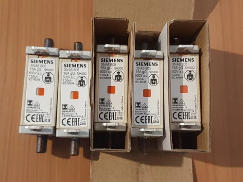 Siemens 3NA6 805 16A (Set of 5)