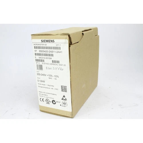 Siemens Micromaster 420 6SE6420-2AB11-2AA1 (b189)