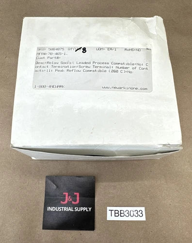 (8) NEW IN BOX- Magnecraft 70-465-1 Screw Terminal Relay Sockets || WARRANTY!