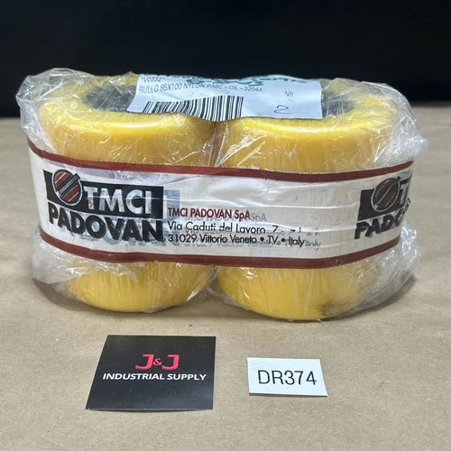 (2) BRAND NEW- TMCI PADOVAN SpA Rollers 85x100 Nylon PA6C+OIL+3204A J1182802013