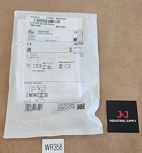 *BRAND NEW* IFM OGHLFPKG/US100 Laser Diffuse Reflection Sensor OGH700 + Warranty