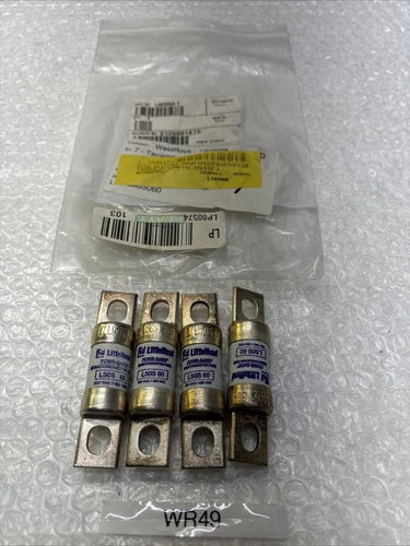 **New Littelfuse L50S 60A Powr-Gard Semi-Conductor Fuse 450 VAC (Lot Of 4)#