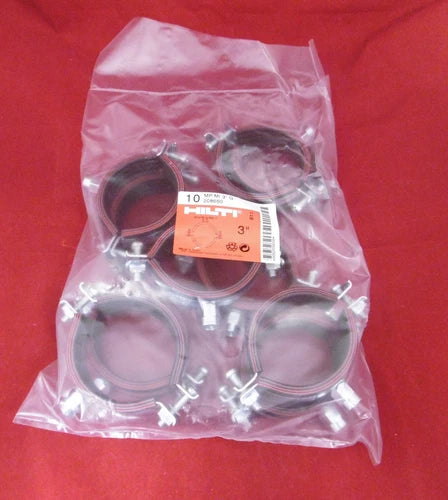 10 St¨¹ck Hilti Rohrschellen MP-MI 3" G Massivrohrschellen NEU OVP