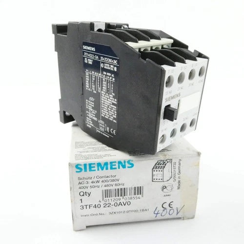 SIEMENS 3TF4022-0AV0 (400V 50Hz / 480V 60Hz) CONTACTOR