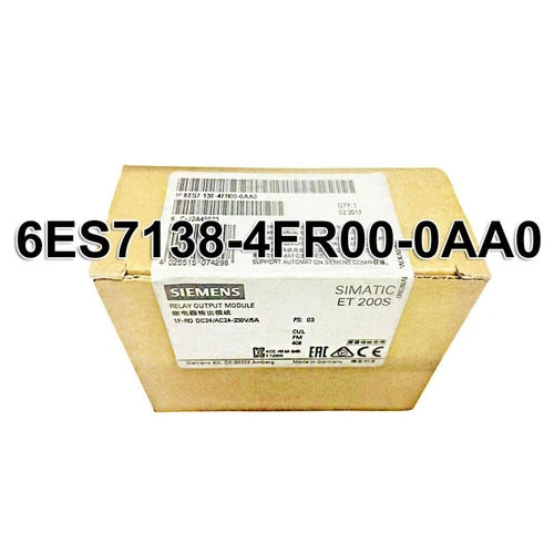 New Siemens 6ES7138-4FR00-0AA0 Electronics module f. ET200S 6ES7 138-4FR00-0AA0