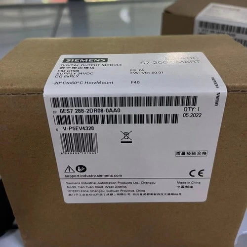 New Siemens 6ES7288-2DR08-0AA0 6ES72882DR080AA0 S7-200 Digital output SM DR08