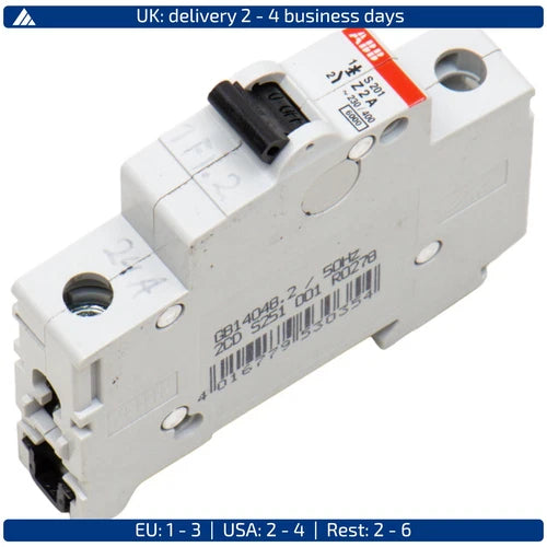 ABB S201-Z2A, Circuit Breaker, S201-Z2A, S201Z2A, Not Applicable Used in stoc...