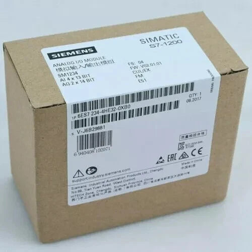 New Siemens 6ES7234-4HE32-0XB0 S7-1200 Analog I/O SM 1234 6ES7 234-4HE32-0XB0