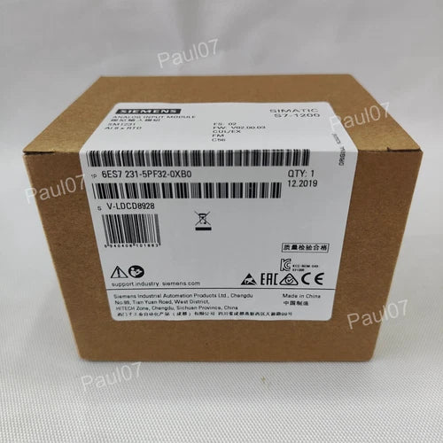 New Siemens 6ES7231-5PF32-0XB0 6ES7 231-5PF32-0XB0 S7-1200 Analog Input SM 1231