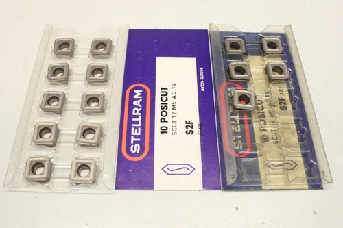 15x Stellram S2F SCCT 12 M5 AC TR 12M5AC TR indexable inserts S2F original packaging