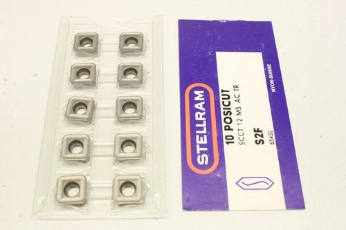 10x Stellram S2F SCCT 12 M5 AC TR indexable inserts 55430 original packaging