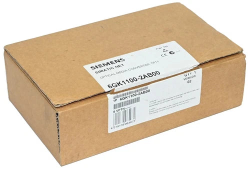 Siemens 6GK1100-2AB00 Simatic NET 6GK1 100-2AB00 Optical Media Converter New