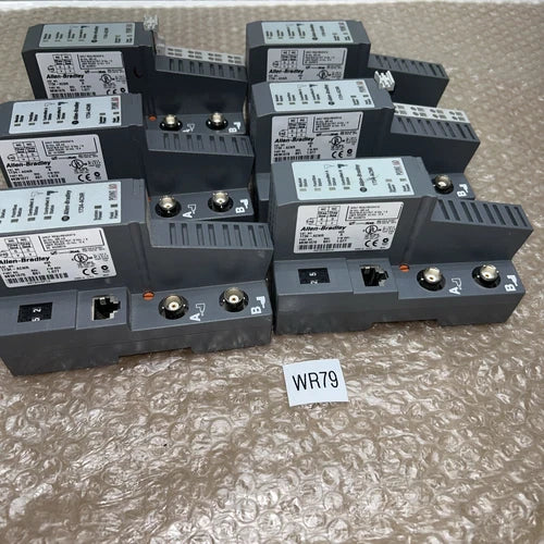 (6) Allen Bradley 1734-ACNR POINT I/O ControlNet Adapter 96391075 Rev.B01