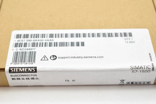 New Siemens S7-1500 U-Connector 6ES7590-0AA00-0AA0 (5 Units) 6ES7 590-0AA00-0AA0