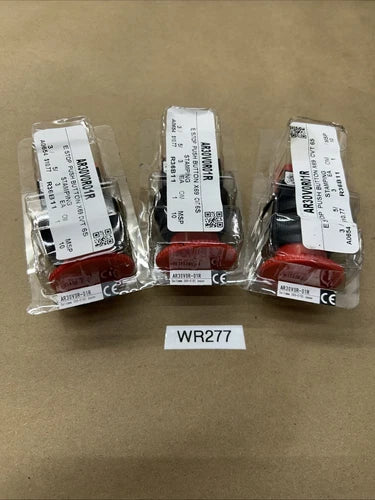 (3) NEW Fuji AR30VOR-01R, Emergency Stop, Push Buttons, E-Stop + Warranty