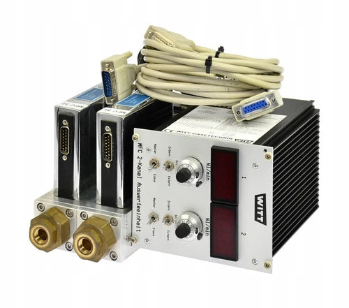 Controlador de fluxo de g¨¢s metano O2 WITT 8711 MFC-AWE