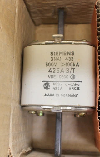 SIEMENS SITOR NH-Sicherungseinsatz Type 3NA1 433 - Gr.3 - 500V - 425A - gL/GG