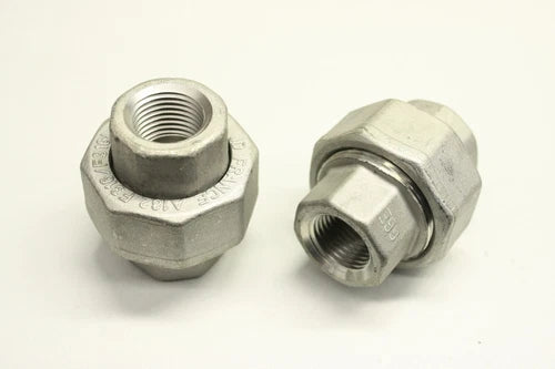 2x  A182 F316/F316L 1/2 3M GGE JD Verschraubung Union Edelstahl innengewinde