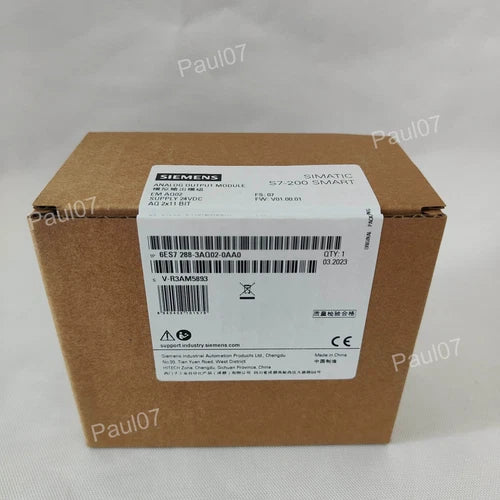 New Siemens 6ES7288-3AQ02-0AA0 6ES7 288-3AQ02-0AA0 S7-200S Analog Output SM AQ02