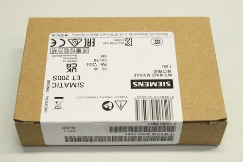 SIEMENS SIMATIC  ET200S 1 SSI 6ES7138-4DB03-0AB0 Interface-Modul OVP