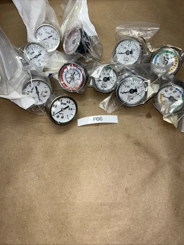 (11) Variety Lot Of SMC Pressure Gauges (See Photos) NNB +Warranty