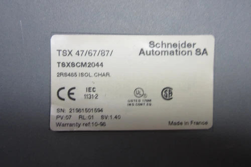 USED SCHNEIDER AUTOMATION TXS-SCM-2044 INTERFACE MODULE TSXSCM2044