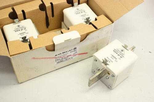 3 x Jean M¨¹ller N3016908 NH3 630A 500V NH fuse block original packaging