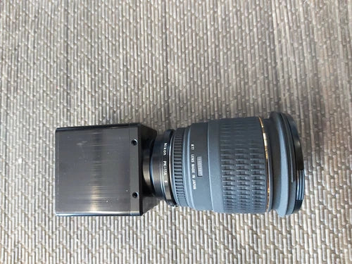 BAUMER COPTRONIC iLZ120c OD104540 SCAN CAMERA + SIGMA MACRO 28 1:1,8D ASPERICAL