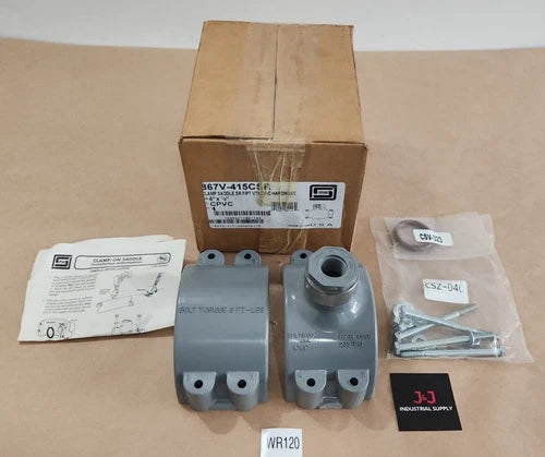 *BRAND NEW* Spears 867V-415CSR Pipe Saddle Clamp 4" x 1/2" CPVC + Warranty!