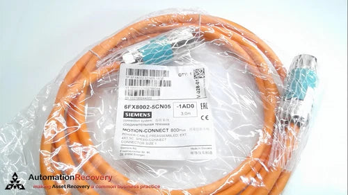 SIEMENS 6FX8002-5CN05-1AD0, PRE-ASSEMBLED POWER CABLE, 3 METER, NEW #280429