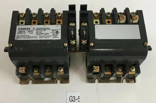 SIEMENS 22DP32A*81 Max Amps 27 Furnas Control + *Warranty*