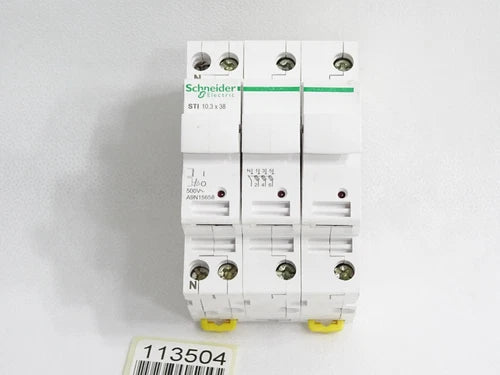 Schneider Electric A9N15658 Sicherungstr?ger STI 3-polig+N bis 25A f¨¹r 10,3x38mm