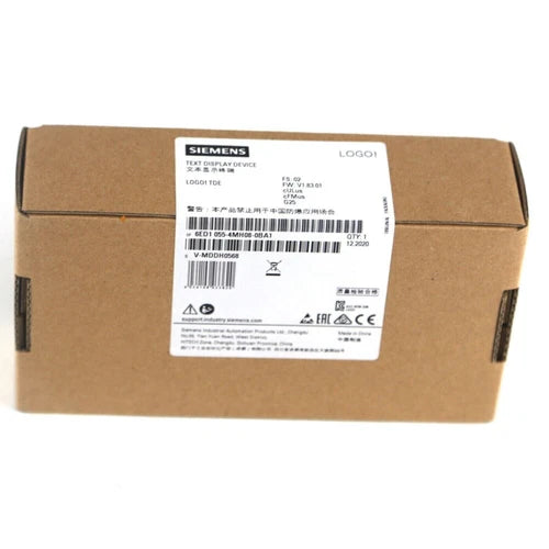 New Siemens 6ED1055-4MH08-0BA1 LOGO! TD text display, 6-line 6ED1 055-4MH08-0BA1