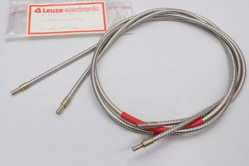 2x LEUZE GF 1000/4LS-MS Sensor Kabel Glass Fiber Glasfaser GF1000/4LSMS OVP