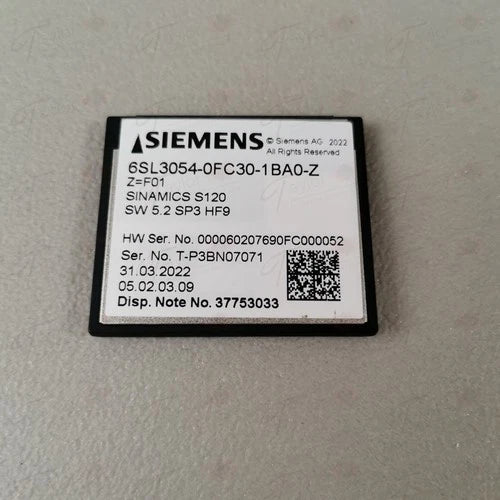Siemens 6SL3054-0FC30-1BA0-Z / 6SL3 054-0FC30-1BA0-Z Z=F01