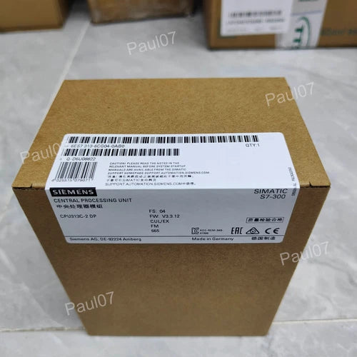 New Siemens 6ES7313-6CG04-0AB0 6ES7 313-6CG04-0AB0 SIMATIC S7-300 CPU 313C-2 DP