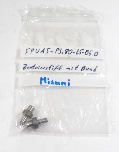 2x | Misumi Aufnahmebolzen FPUA5-P3.80-L5-B5.0 | Zentrierstift mit Bund