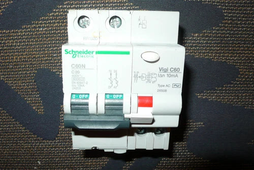 DISJONCTEUR DIFERENTIEL 20A 10mA SCHNEIDER ELECTRIC 2POL 20AMPERE 10miliampere