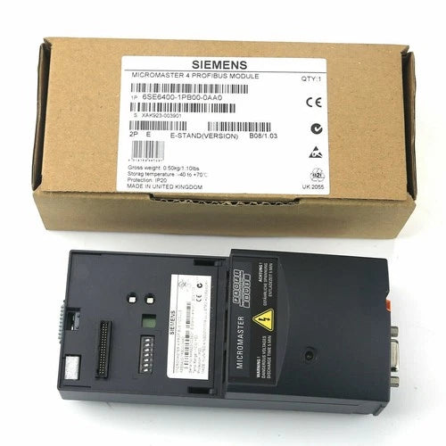 New Siemens 6SE6400-1PB00-0AA0 6SE64001PB000AA0 MICROMASTER 4 PROFIBUS Module