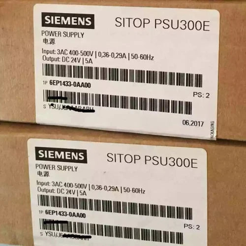 New Siemens 6EP1433-0AA00 SITOP PSU300E Stabilized Power Supply 6EP1 433-0AA00