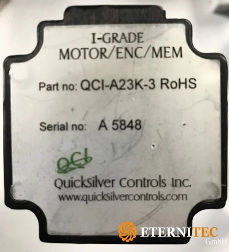 Quicksilver Controls QCI-A23K-3 RoHS servomotor & Kollmorgen URS3310A-300-X23