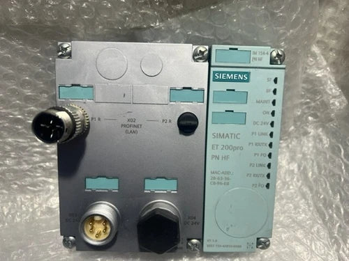SIEMENS SIMATIC ET 200pro PN HF 6ES7 154-4AB10-0AB0 + 6ES7 194-4AJ00-0AA0